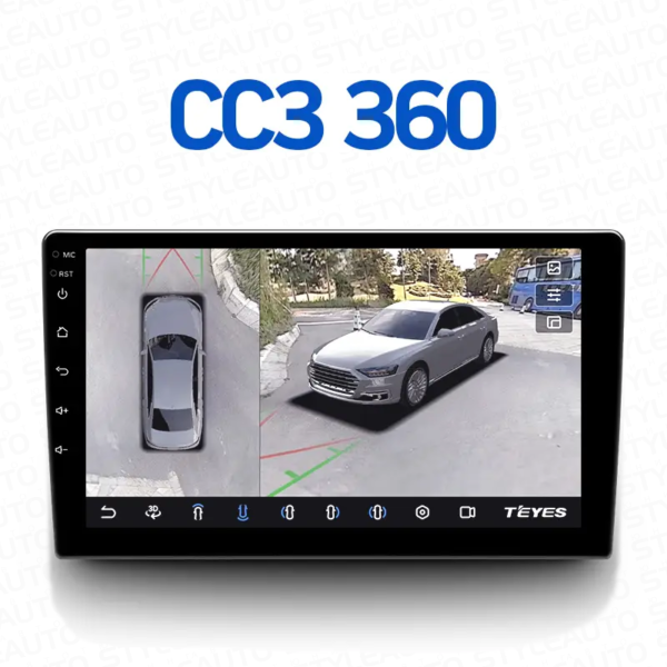 Штатная магнитола с круговым обзором TEYES CC3 2K 6+128Gb 360 9