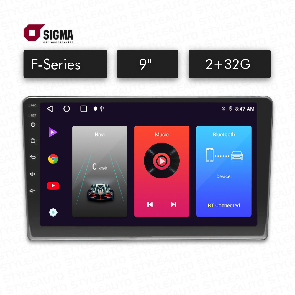Штатная магнитола Sigma F9216 2+32 WIFI 9"